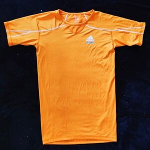 Adidas Boys XL or Junior's Vibrant Orange Athletic Top